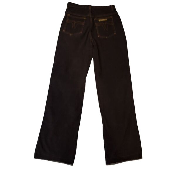 DIANE VON FURSTENBERG Vintage Brown Corduroy High Rise Pants size 14 - Picture 3 of 8